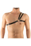 HSQSMWJ Homme Harnais de Poitrine en Cuir Sexy Body Bandage Color:Red,Size:One Size 