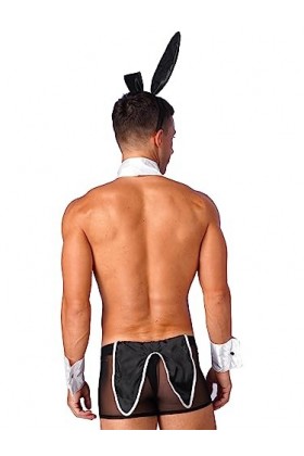 dPois Homme Boxer sous-Vêtement Sexy Lingerie Sissy String Serveur Tuxedo Déguisement Gentleman Costume Bowtie Short & Bracel