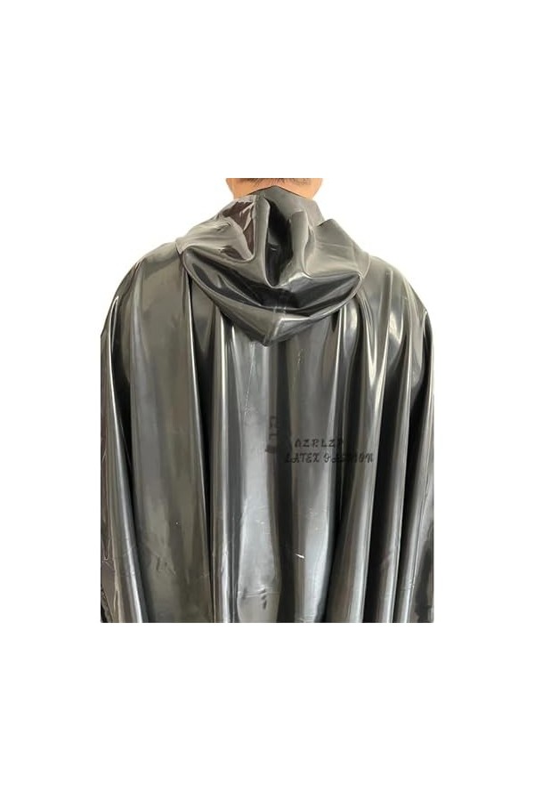 AZRLZP Accessoire Sexy en Latex pour hommes et femmes, Costume de Cosplay, longue cape, imperméable multifonction