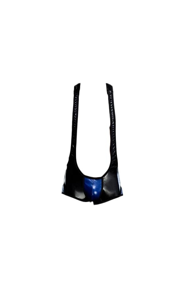 OLIns Body Bikini Homme Nightclub Costumes De Jeu De Rôle Color:Black,Size:One Size