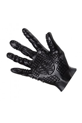 Ensembles de cadeaux kits de sexe, outil de massage féminin masculin Soft Flirting Massage Glove Men Ribbed Tasing Gants Toys