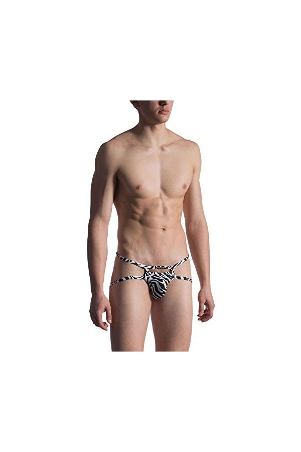MANstore Ultra Jock sous-vêtement, Black, Medium Homme
