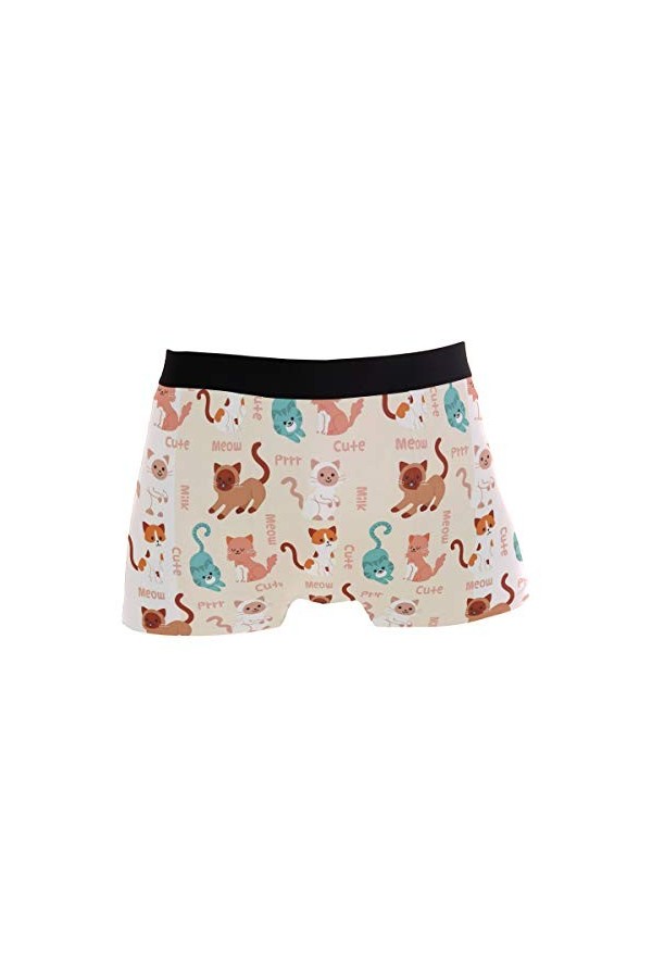 Hengpai Boxer pour homme avec imprimé en os Motif chien - multicolore - Medium