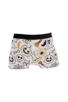 Hengpai Boxer pour homme avec imprimé en os Motif chien - multicolore - Medium