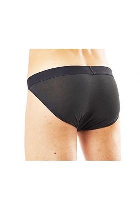 Agacio Bikini string en micromodal 6 couleurs différentes Noir Taille S