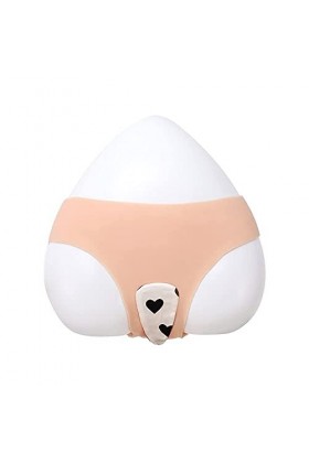 KUMIHO Crossdresser Culotte Slip Femmes Culotte en Silicone Gaff pour Crossdresser Transgenre Drag Queen White