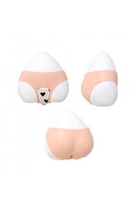 KUMIHO Crossdresser Culotte Slip Femmes Culotte en Silicone Gaff pour Crossdresser Transgenre Drag Queen White