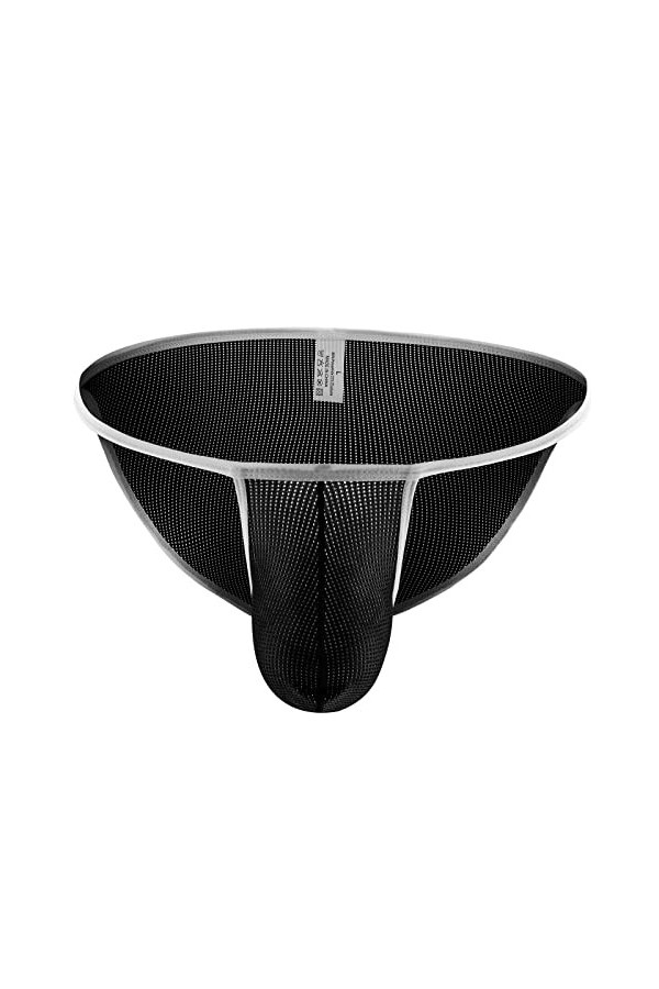 Sous-vêtements sexy pour homme - Sous-vêtements sexy - Mini slip G String pour homme - Bikini en maille transparente - Poche 
