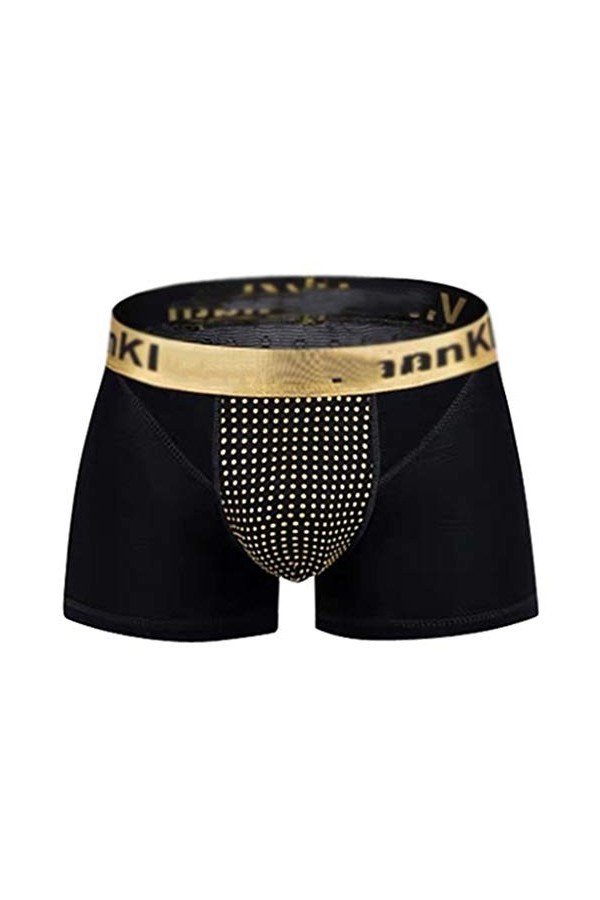 ZYX Sexy Nylon Thérapie Magnétique Mailles Pantalon Intérieur Respirant Health Care sous-vêtements pour des Hommes Color : B