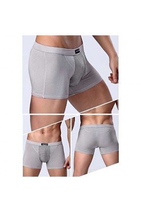 XSION Caleçons Pour Hommes Thérapie Magnétique Soins De Santé Sous-vêtements Dagrandissement Pantalon Intérieur Doux Et Resp