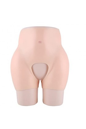 WISFANCY Culotte en Silicone, Fesses de Culotte en Silicone Silicone Faux Pantalon De Hanch pour Femme, Silicone Butt Panty R
