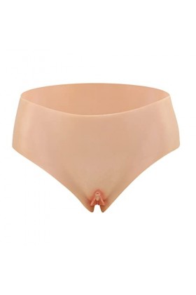 CTKOLYS Drag Panty -CV11- Camel Toe Control Panty Cacher Gaff Boxer Panty pour Travesti Transexuelle,Asian Yellow,One Size