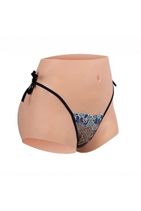 DUEVEL Culotte en Silicone CaleçOns Short De ContrôLe Butt Lifter Culotte sous-VêTements Sissy RéAlistes pour Travestis Cospl