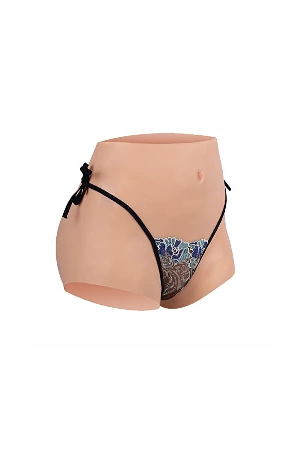 DUEVEL Culotte en Silicone CaleçOns Short De ContrôLe Butt Lifter Culotte sous-VêTements Sissy RéAlistes pour Travestis Cospl