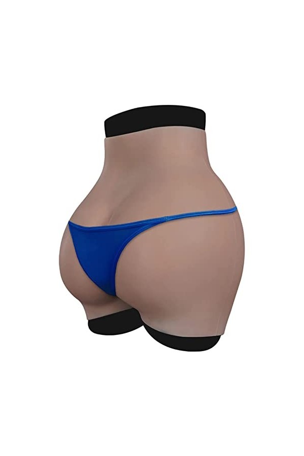 DUEVEL Culotte en Silicone RéAliste Boxer à Gros Cul Short De ContrôLe Sexy Butt Lifter pour Cosplay Transgenre Drag Queen,Fa
