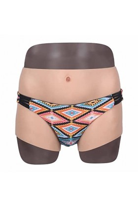 RTIA Silicone Faux Culotte Vaginale sous-Vêtements Réaliste Sissy Culotte Hommes Boxer Briefs pour Crossdresser Transgenre La