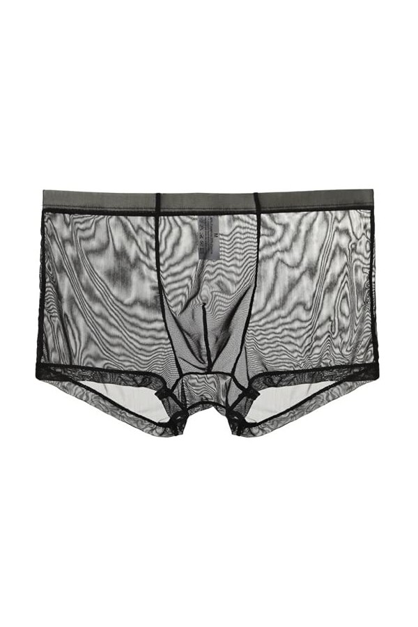 lclvld Boxer Sexy pour Hommes Pantalons Transparents Transparents sous-v괥ments Lingerie Sexy sous-v괥ments Transparents,3pcs-g