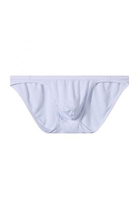 Suspensoir sexy en nylon pour homme, blanc, L