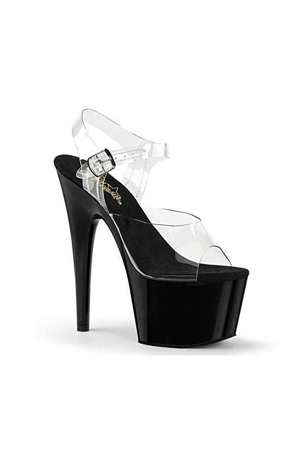 Pleaser ADORE-708 CLR/Blk UK 11 EU 44 