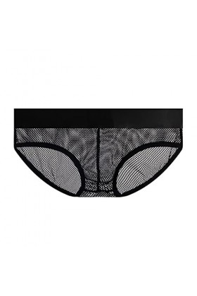 Slips pour Hommes Culottes à Grille Sexy pour Hommes Slips de Ceinture Arc-en- sous-vêtements Amusants Ensemble Pyjama en Sat