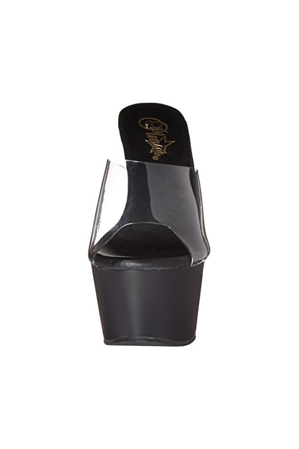 Pleaser ASPIRE-601, Clr/Blk Matte, 42 EU