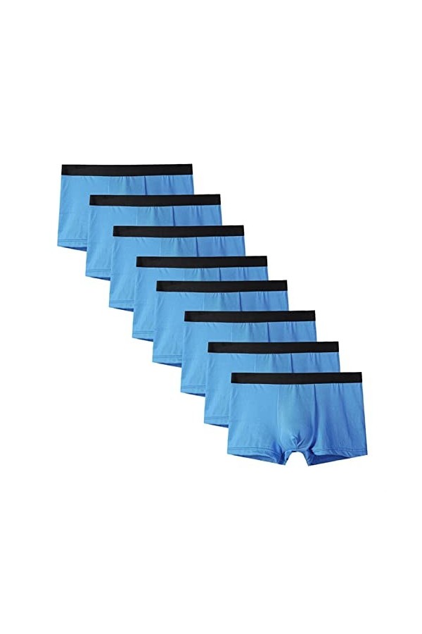 Men Boxer Black Mens Pantes Sous-vêtements respirant Sexy Male Boxer Sous-Ponts solides confortables sous-vêtements Men Boxer