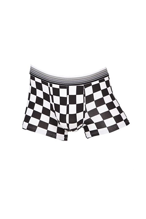 NAZARR Milk Silk Soft Breathable Fashion Yong Mens Boxers Cartoon Skull Personnalité Sexy Male Male Souple Color : 16, Size 