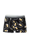 NAZARR Milk Silk Soft Breathable Fashion Yong Mens Boxers Cartoon Skull Personnalité Sexy Male Male Souple Color : 16, Size 