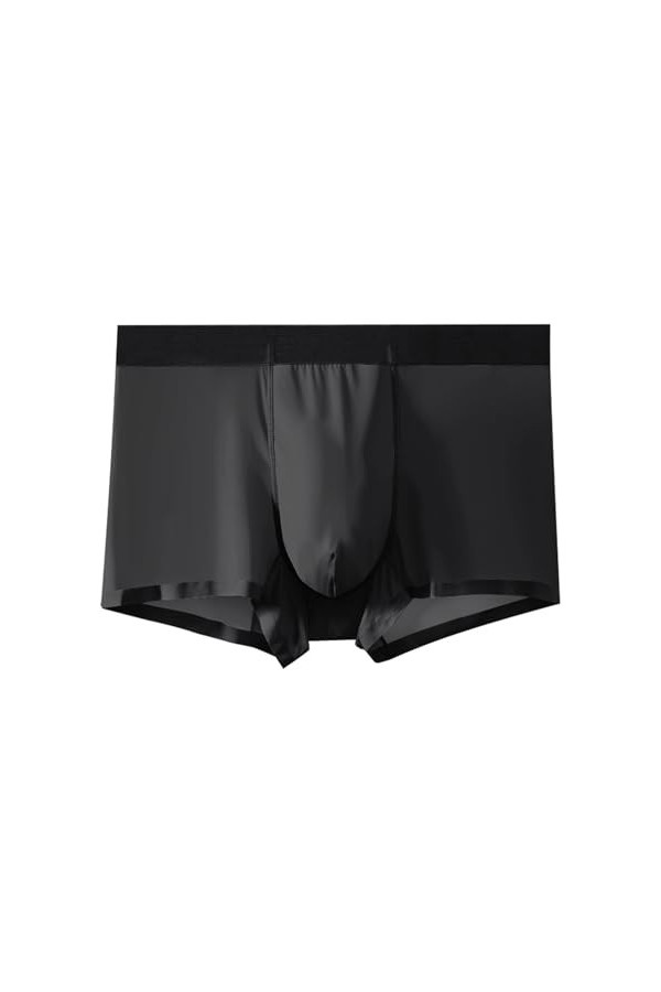 FREVA sous-vêtements Boxers Caleçons Slips Strings Summer Men Ice Silk Underwear Boxer Brief Color : 9, Size : 3PCS_70-80KG 