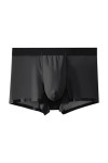 FREVA sous-vêtements Boxers Caleçons Slips Strings Summer Men Ice Silk Underwear Boxer Brief Color : 9, Size : 3PCS_70-80KG 