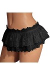 Slips en Dentelle pour Hommes Culottes À Volants Mini Jupe Costume Travesti Jupe Tongs Gays sous-vêtements pour Hommes String