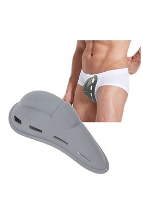 Coupe Bombée pour Hommes, Couverture de Prépuce, Couverture de Circoncision en Silicone Souple pour la Protection des Soins C