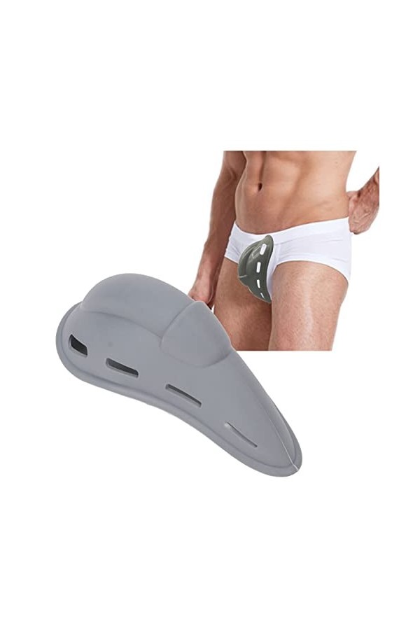 Coupe Bombée pour Hommes, Couverture de Prépuce, Couverture de Circoncision en Silicone Souple pour la Protection des Soins C