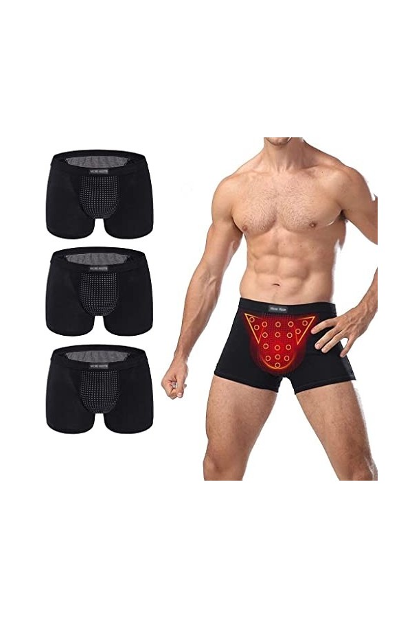 Caleçons Pour Hommes Thérapie Magnétique Soins De Santé Sous-vêtements Dagrandissement Pantalon Intérieur Doux Et Respirant 