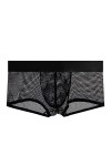 Sous-vêtements Boxers Caleçons Slips Strings Sexy maille hommes culottes creux boxeurs Shorts voir à travers des sous-vêtemen