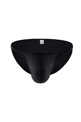 sous-Vêtements en Coton Respirant pour Hommes Hommes Mini Slips Poche bombée sous-vêtements Sexy Bikini Taille Basse caleçons