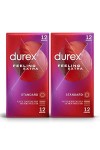 Durex FEELING EXTRA - 20 Préservatifs Homme Fins et Extra Lubrifiés