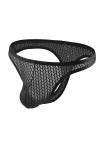 Yorggvel Slip érotique pour homme sexy perspective dentelle string sexy tentation sexe string solide confort respirant hommes