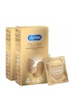 Durex NUDE - 20 Préservatifs pour Homme - Ultra Fins - Sensation Peau Contre Peau