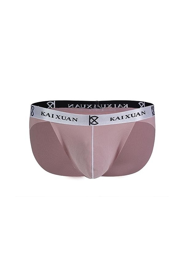 UIWFJEH G-s Sexy pour Hommes Vêtements Sissy pour Hommes sous-vêtements pour Hommes Couleur Unie Taille Basse Sexy Triangle B