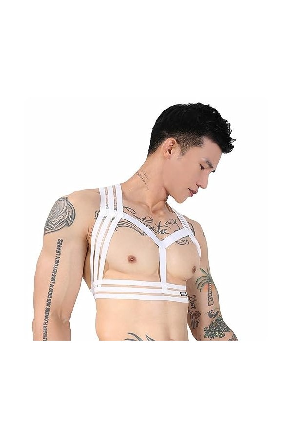 UIWFJEH Culotte en Dentelle Sissy pour Hommes Costume De Performance De Boîte De Nuit pour Hommes Ceinture De Bondage Serré É