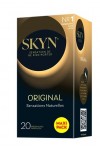 SKYN Original : Lot de 20 Préservatifs sans latex SKYNFEEL pour homme / Taille régulière, préservatifs solides, fins et lisse