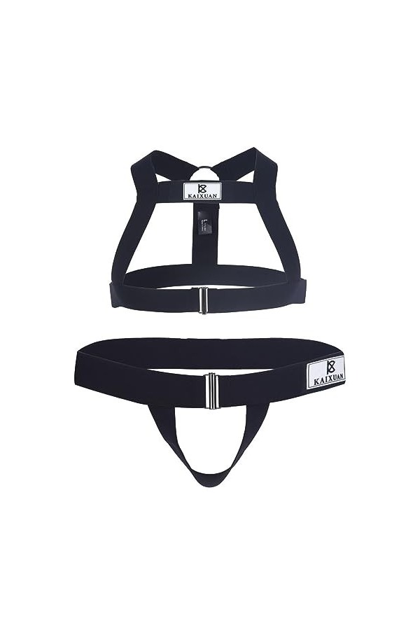 UIWFJEH Slips de sous-vêtements pour Hommes Mankini pour Homme Sangle De Poitrine pour Hommes avec Sangle Dépaule Et Ensembl