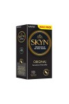 SKYN Original : Lot de 20 Préservatifs sans latex SKYNFEEL pour homme / Taille régulière, préservatifs solides, fins et lisse