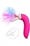 Ｓexｔoyse Femme Ｖｉbromasseur,Ｖｉbrateur à Succion Clitoridienne avec Aspiration,Rechargeable Multicolor 