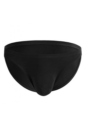 JEShifangjiusu Slip Moulant De Couleur Unie pour Hommes sous-VêTements Sexy avec Pochette Convexe en U String éRotique Transp