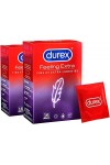 Durex FEELING EXTRA - 16 Préservatifs Homme Fins et Extra Lubrifiés