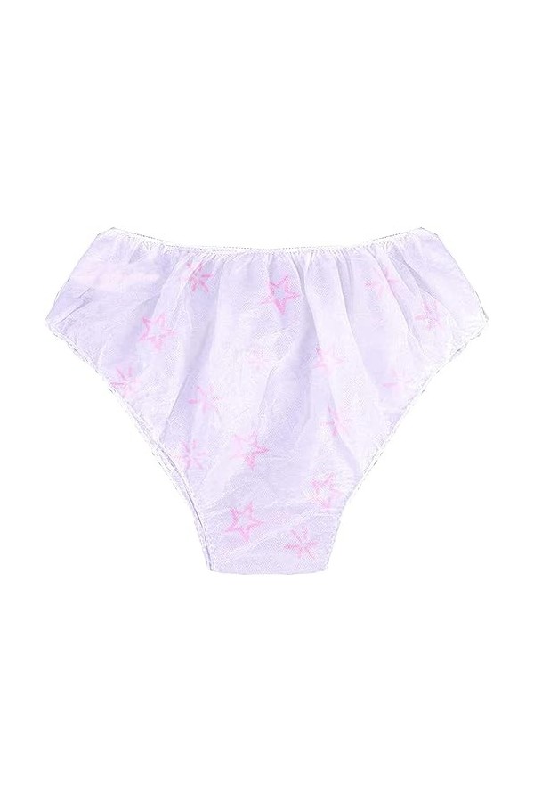 FEECOZ Usage Quotidien sous-vêtements Non tissés jetables for Femmes, Culottes Post-Partum discrètes, respectueuses de la Pea