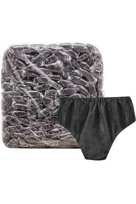 Usage quotidien Slips Non tissés jetables for femmes, culotte en maille élastique avec impression de papier, hôtel Spa, séjou