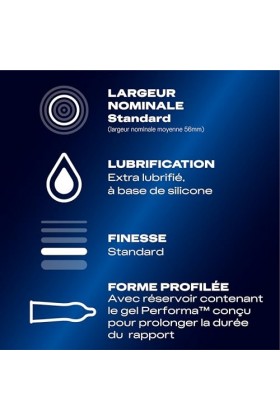 Durex PERFORMANCE BOOSTER - 10 Préservatifs - Effet Longue Durée